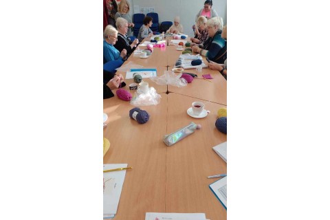 Warsztaty szydełkowania dla seniorów