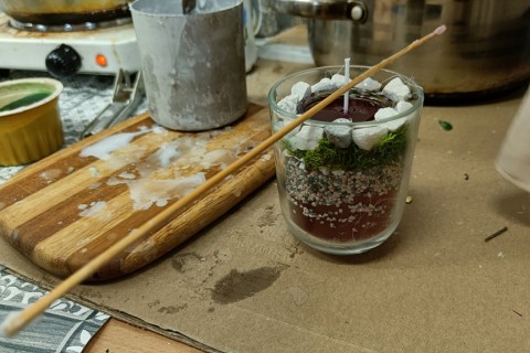 Warsztaty kreatywne  dla dorosłych - tworzenie świec