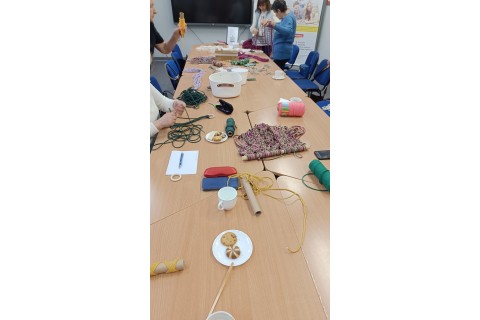 Warsztaty kreatywne dla seniorów - makrama dla początkujących