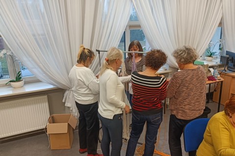Warsztaty kreatywne dla seniorów - makrama dla początkujących