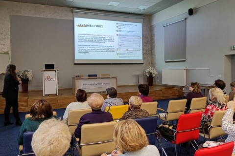 Wykład „Dlaczego i jak czytać etykiety na produktach spożywczych” 