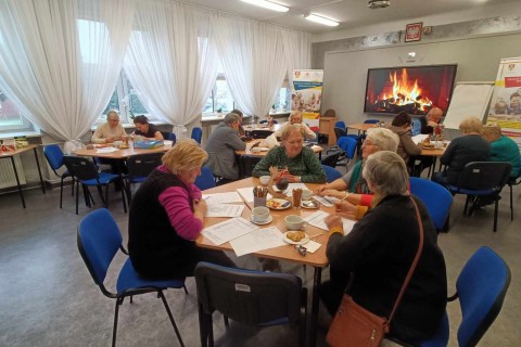 Czwartkowe spotkania Seniorów przy kawie i herbacie