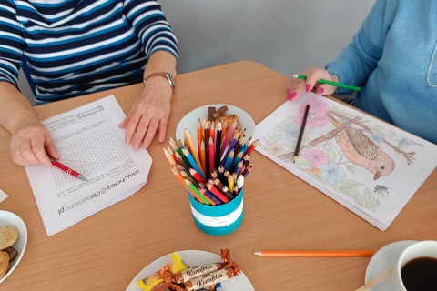 Czwartkowe spotkania Seniorów przy kawie i herbacie