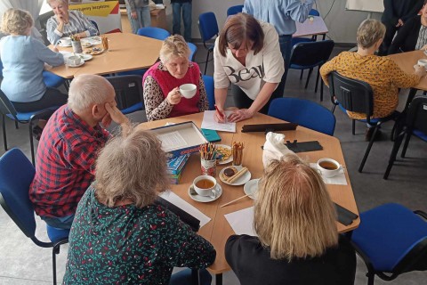 Czwartkowe spotkania Seniorów przy kawie i herbacie