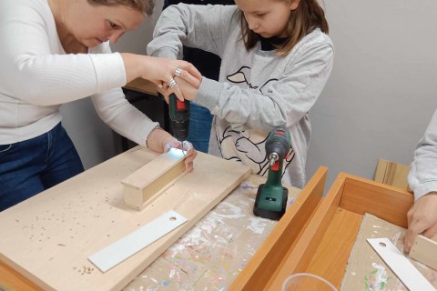 Warsztaty dla dzieci 10+ „Zabawy z drewnem”