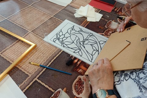 Warsztaty dla seniorów - „Malowanie na szkle”