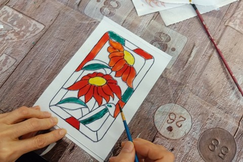 Warsztaty dla seniorów - „Malowanie na szkle”