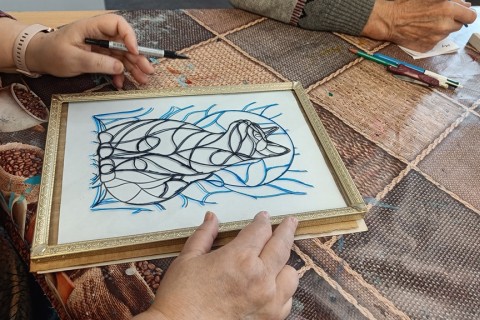 Warsztaty dla seniorów - „Malowanie na szkle”