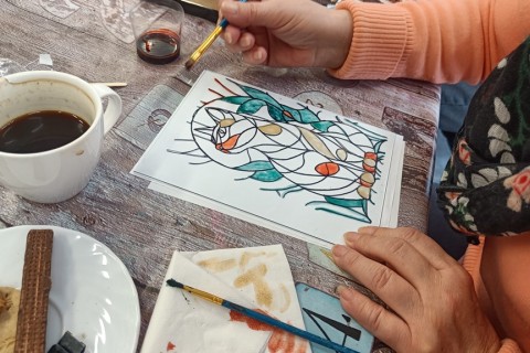 Warsztaty dla seniorów - „Malowanie na szkle”