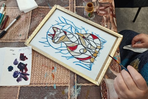 Warsztaty dla seniorów - „Malowanie na szkle”