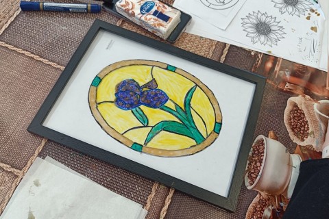 Warsztaty dla seniorów - „Malowanie na szkle”