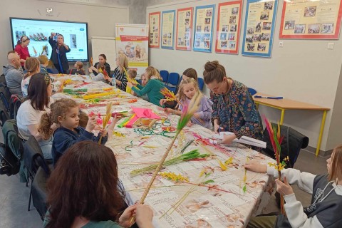 Warsztaty kreatywne dla rodziców z dziećmi 6+ Palmy wielkanocne