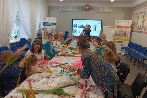 Warsztaty kreatywne dla rodziców z dziećmi 6+ Palmy wielkanocne