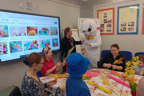 Warsztaty kreatywne dla rodziców z dziećmi 6+ Palmy wielkanocne