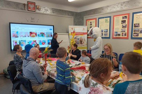 Warsztaty kreatywne dla rodziców z dziećmi 6+ Palmy wielkanocne