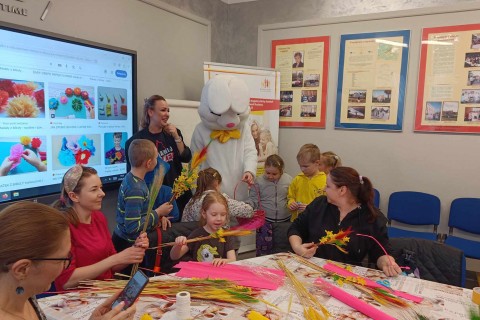 Warsztaty kreatywne dla rodziców z dziećmi 6+ Palmy wielkanocne