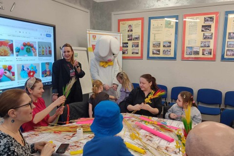 Warsztaty kreatywne dla rodziców z dziećmi 6+ Palmy wielkanocne