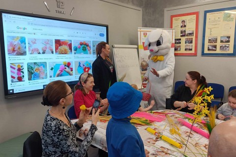 Warsztaty kreatywne dla rodziców z dziećmi 6+ Palmy wielkanocne