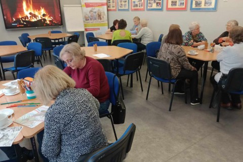 Czwartkowe spotkania Seniorów przy kawie i herbacie