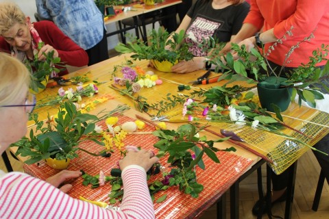 WARSZTATY FLORYSTYCZNE KOMPOZYCJE WIOSENNO - WIELKANOCNE