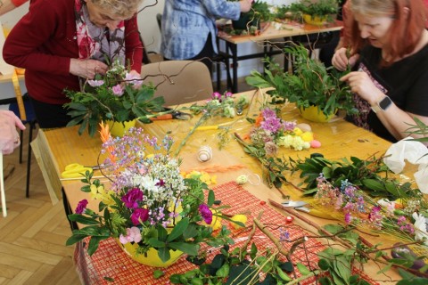 WARSZTATY FLORYSTYCZNE KOMPOZYCJE WIOSENNO - WIELKANOCNE