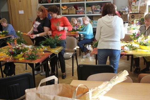 WARSZTATY FLORYSTYCZNE KOMPOZYCJE WIOSENNO - WIELKANOCNE