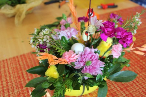 WARSZTATY FLORYSTYCZNE KOMPOZYCJE WIOSENNO - WIELKANOCNE