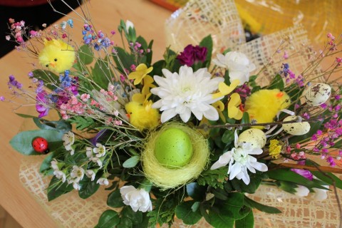 WARSZTATY FLORYSTYCZNE KOMPOZYCJE WIOSENNO - WIELKANOCNE
