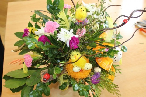 WARSZTATY FLORYSTYCZNE KOMPOZYCJE WIOSENNO - WIELKANOCNE