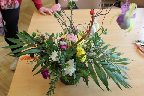 WARSZTATY FLORYSTYCZNE KOMPOZYCJE WIOSENNO - WIELKANOCNE