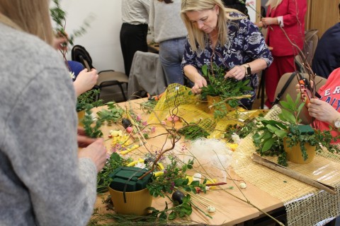 WARSZTATY FLORYSTYCZNE KOMPOZYCJE WIOSENNO - WIELKANOCNE