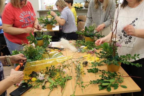 WARSZTATY FLORYSTYCZNE KOMPOZYCJE WIOSENNO - WIELKANOCNE