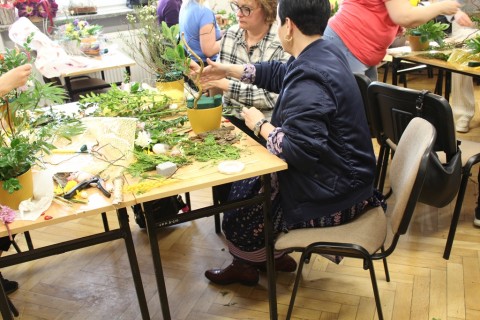 WARSZTATY FLORYSTYCZNE KOMPOZYCJE WIOSENNO - WIELKANOCNE