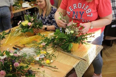 WARSZTATY FLORYSTYCZNE KOMPOZYCJE WIOSENNO - WIELKANOCNE