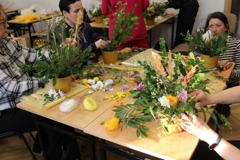 WARSZTATY FLORYSTYCZNE KOMPOZYCJE WIOSENNO - WIELKANOCNE