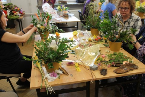 WARSZTATY FLORYSTYCZNE KOMPOZYCJE WIOSENNO - WIELKANOCNE