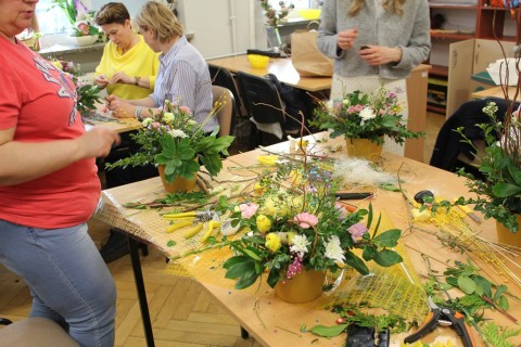 WARSZTATY FLORYSTYCZNE KOMPOZYCJE WIOSENNO - WIELKANOCNE
