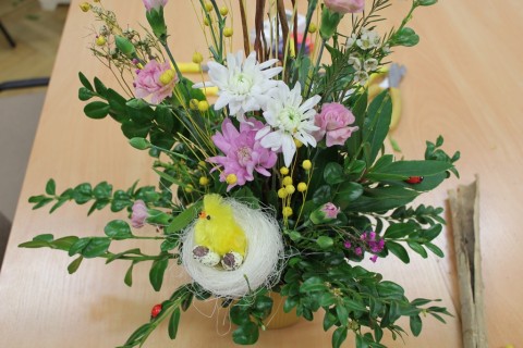 WARSZTATY FLORYSTYCZNE KOMPOZYCJE WIOSENNO - WIELKANOCNE