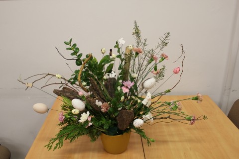 WARSZTATY FLORYSTYCZNE KOMPOZYCJE WIOSENNO - WIELKANOCNE