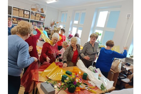 WARSZTATY FLORYSTYCZNE KOMPOZYCJE WIOSENNO - WIELKANOCNE