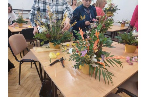 WARSZTATY FLORYSTYCZNE KOMPOZYCJE WIOSENNO - WIELKANOCNE
