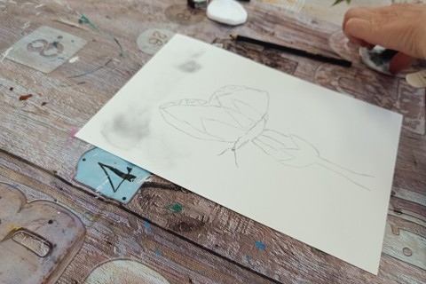 Warsztaty rysowania węglem dla seniorów