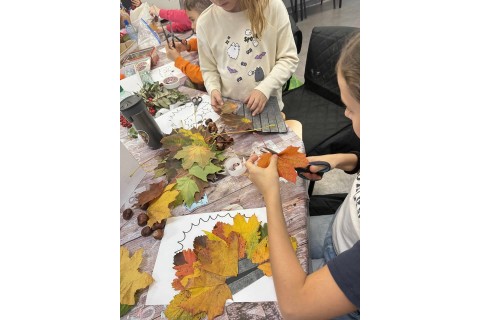 Zajęcia kreatywne Jesienne jeże 