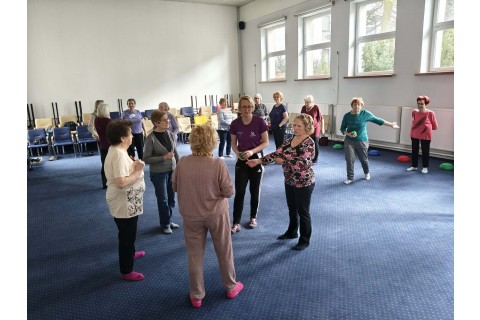 Trening medyczny stóp dla seniorów