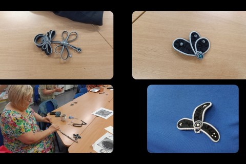 Warsztaty kreatywne dla seniorów - Biżuteria z zamków błyskawicznych