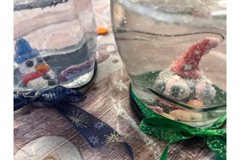 Warsztaty kreatywne dla dzieci od 9 lat - śnieżna kula