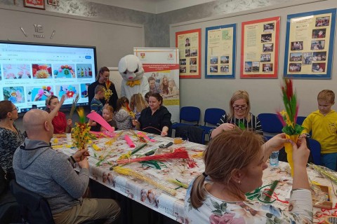 Warsztaty kreatywne dla rodziców z dziećmi 6+ Palmy wielkanocne