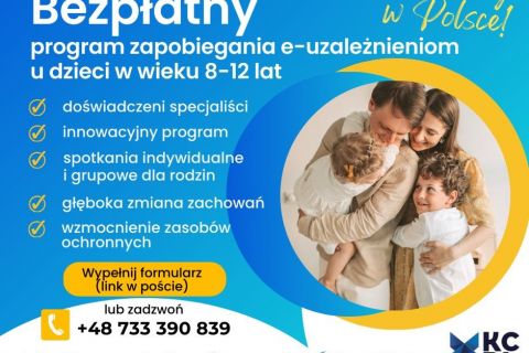BEZPŁATNY program profilaktyki e-uzależnień 